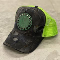 DESTROYED CAP NERO VERDE 
