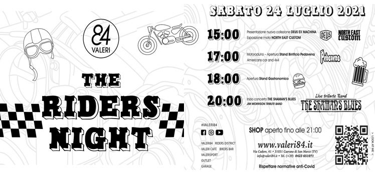 THE RIDERS NIGHT – SABATO 24 LUGLIO 2021